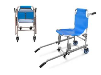 Krzesło ewakuacyjne (krzesło kardiologiczne) niebieskie