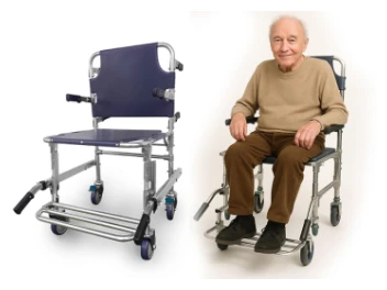 Krzesło ewakuacyjne (krzesło kardiologiczne) szare