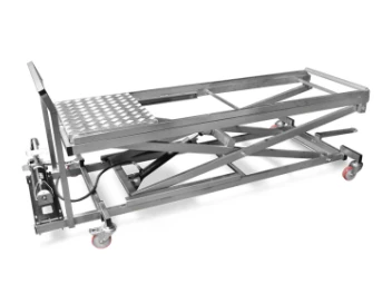 Wózek hydrauliczny do chłodni z pompą nożną