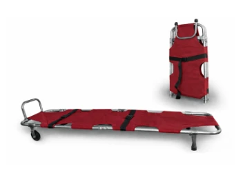 Nosze transportowe z podpórką pod stopy i kółkami STANDARD - bordowe