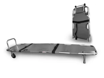 Nosze transportowe z podpórką pod stopy i kółkami STANDARD - czarne, wodoodporne